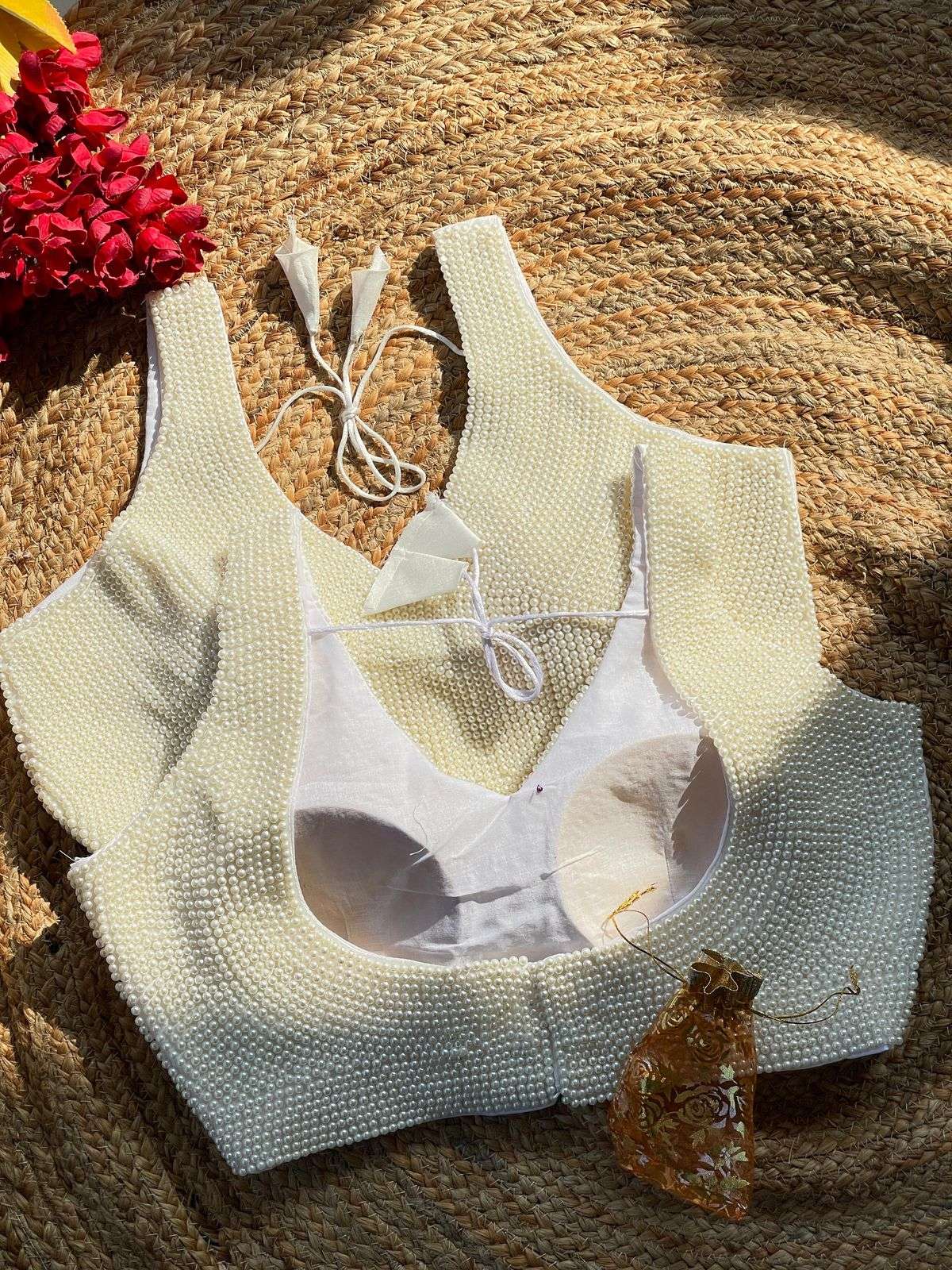 - Pearl MOTI BLOUSE   Presenting New Handcrafted Blouse WHOLSALER