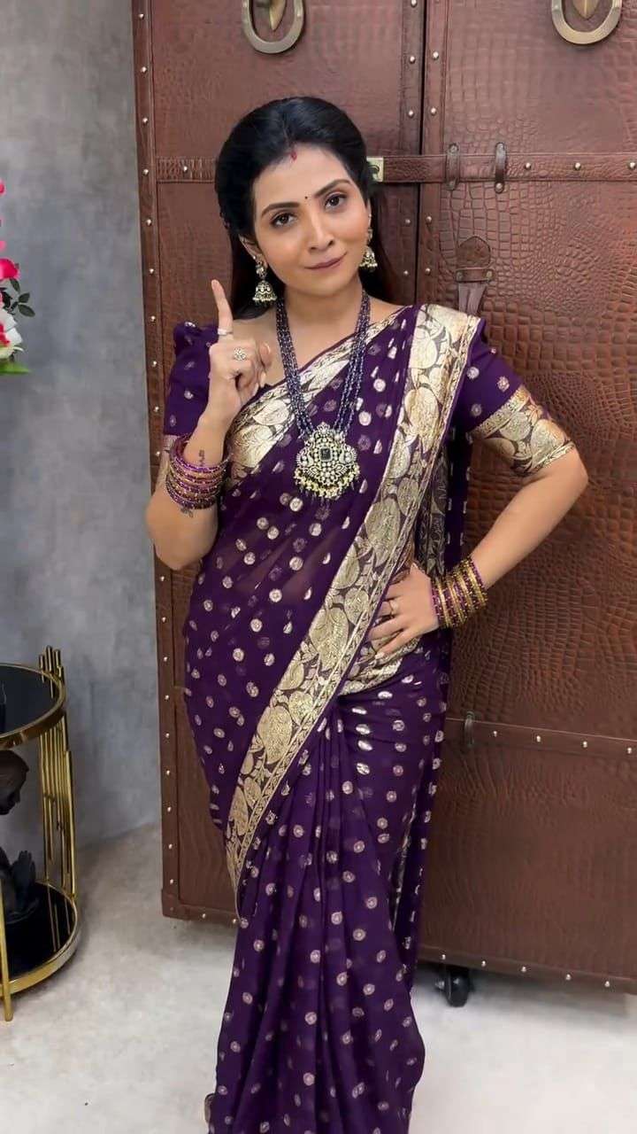 DN - PAN  Viscose Georgette sarees Suppliers