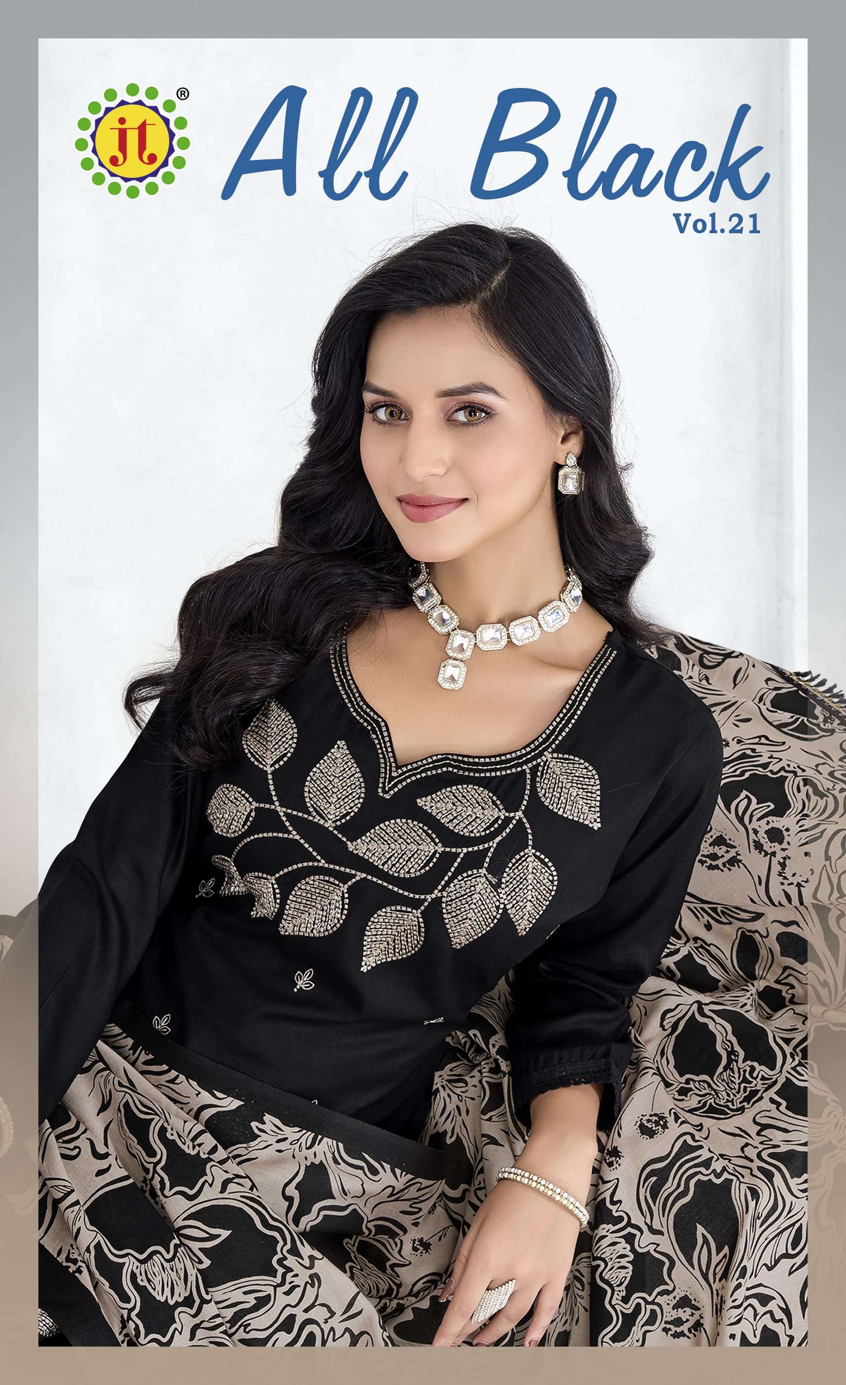 JT All Black 21  RAYON  Salwar Kameez Suppliers