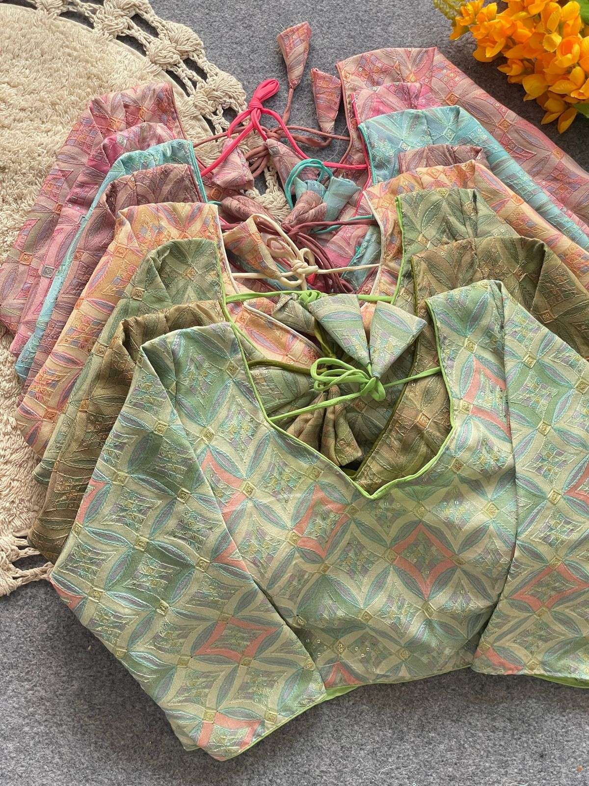 KHADI10 PURE KHADI COTTON BLOUSE WHOLSALER