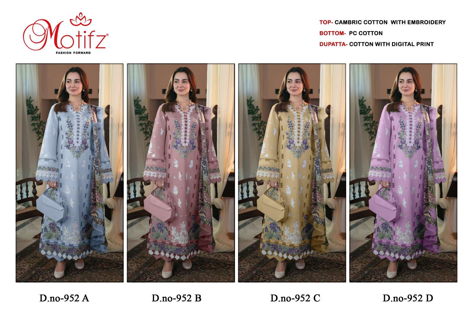 MOTIFZ Design no- 952 WHOLSALE CATALOG IN SURAT 