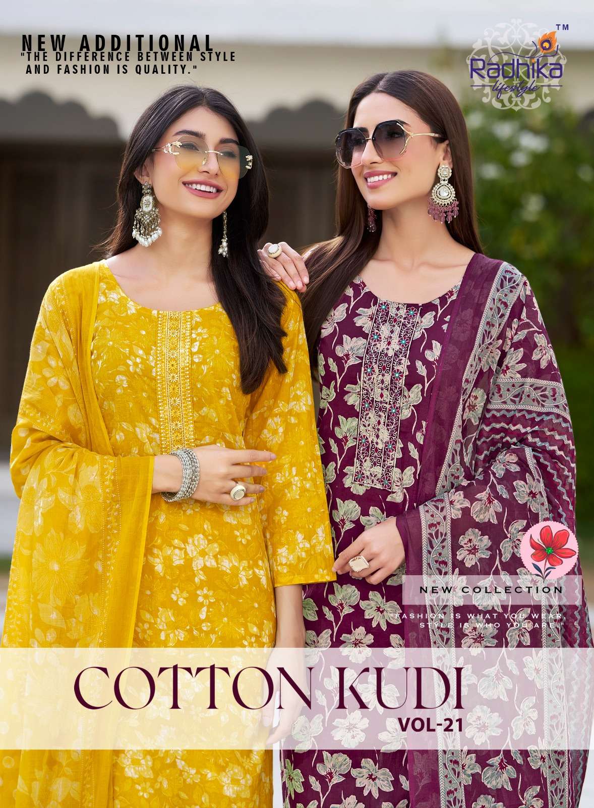 Radhika lifestyle COTTON KUDI VOL-21  Cotton KURTI WHOLSALER Suppliers