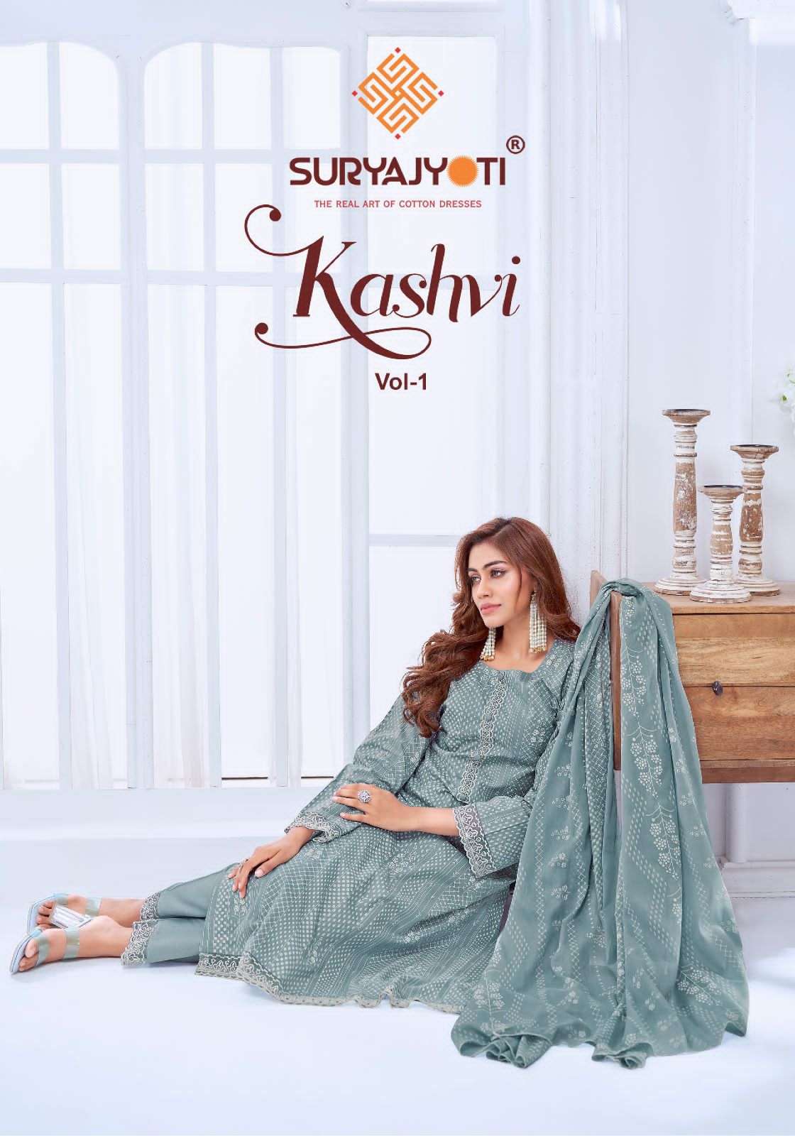 SuryaJyoti Kashvi Vol-01 – Dress Material Suppliers