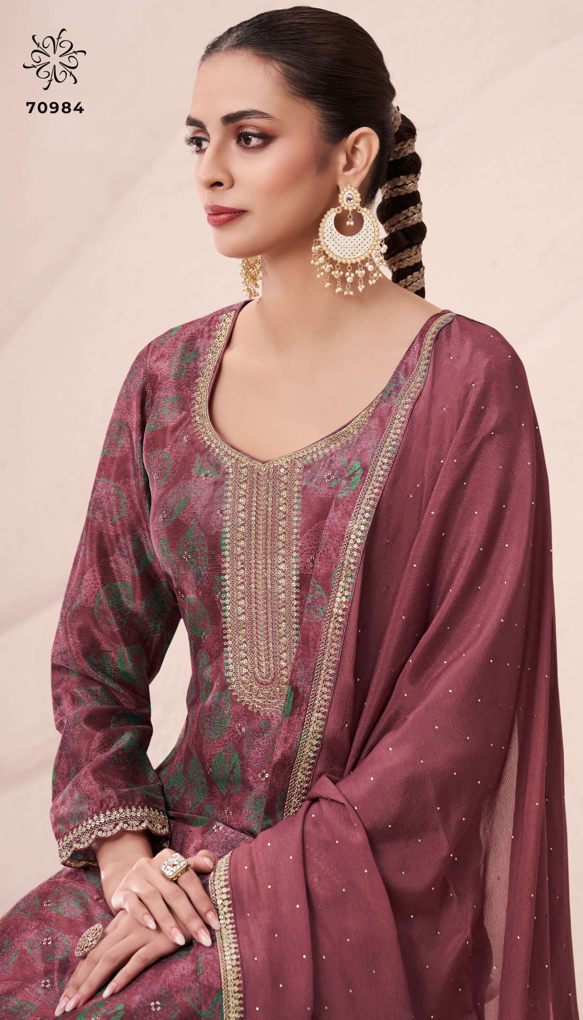 VINAY FASHION KULEESH - PAHAL-2 Dress Materials wholesale catalog