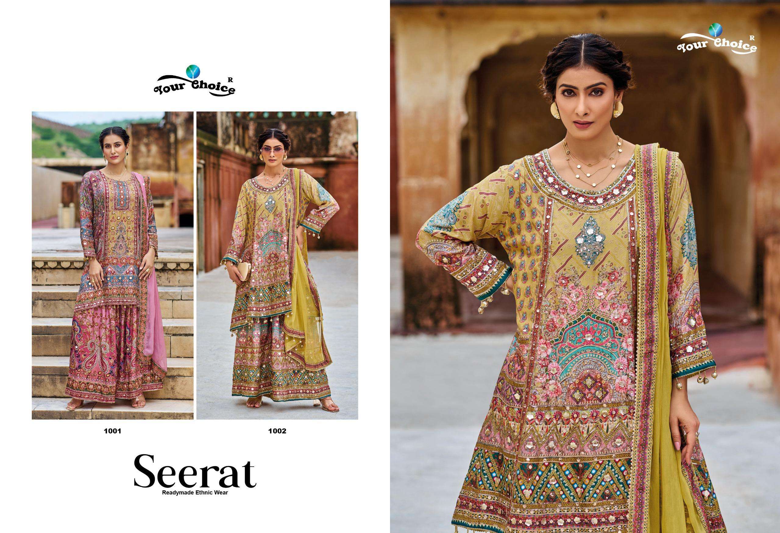 Your choice SEERAT Fully Readymade Free size Wholesale Catalog